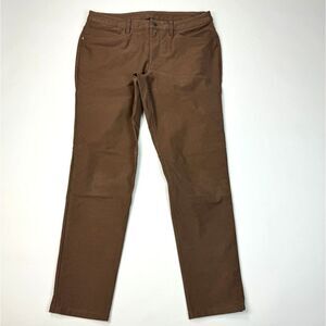 Lululemon ABC‎ Slim-Fit Pant Utilitech Mens 34 EUC Pockets Stretch Flat Front